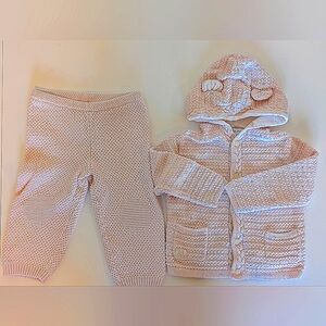Ralph Lauren pink hoodie and pants size 24 months